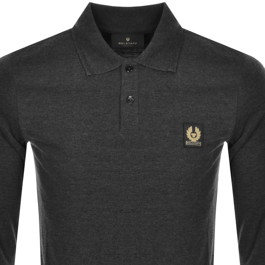 Alternative Image for ProductBelstaff Long Sleeved Polo T Shirt Grey2